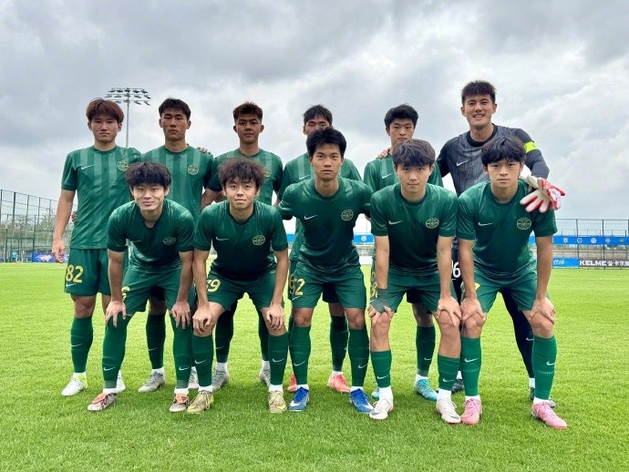 浙江U20中青赛首轮6-1横扫南通支云，金羽凡任意球闪击