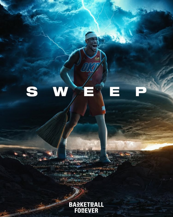 雷霆4-0横扫太阳晋级，静候湖人火箭胜者